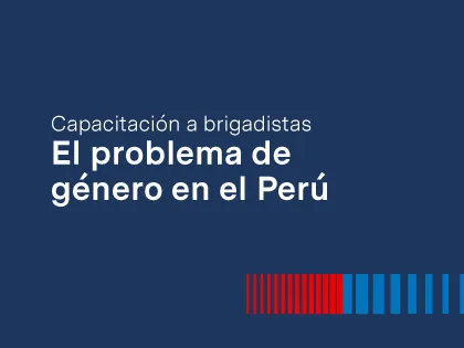 Capacitación a brigadistas: El problema de género en el Perú