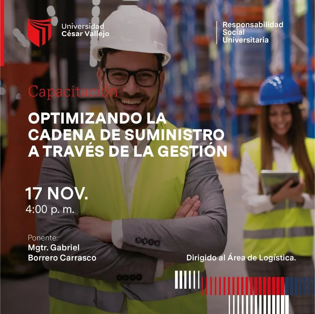 Capacitación: Optimizando la cadena de suministros a través de la gestión