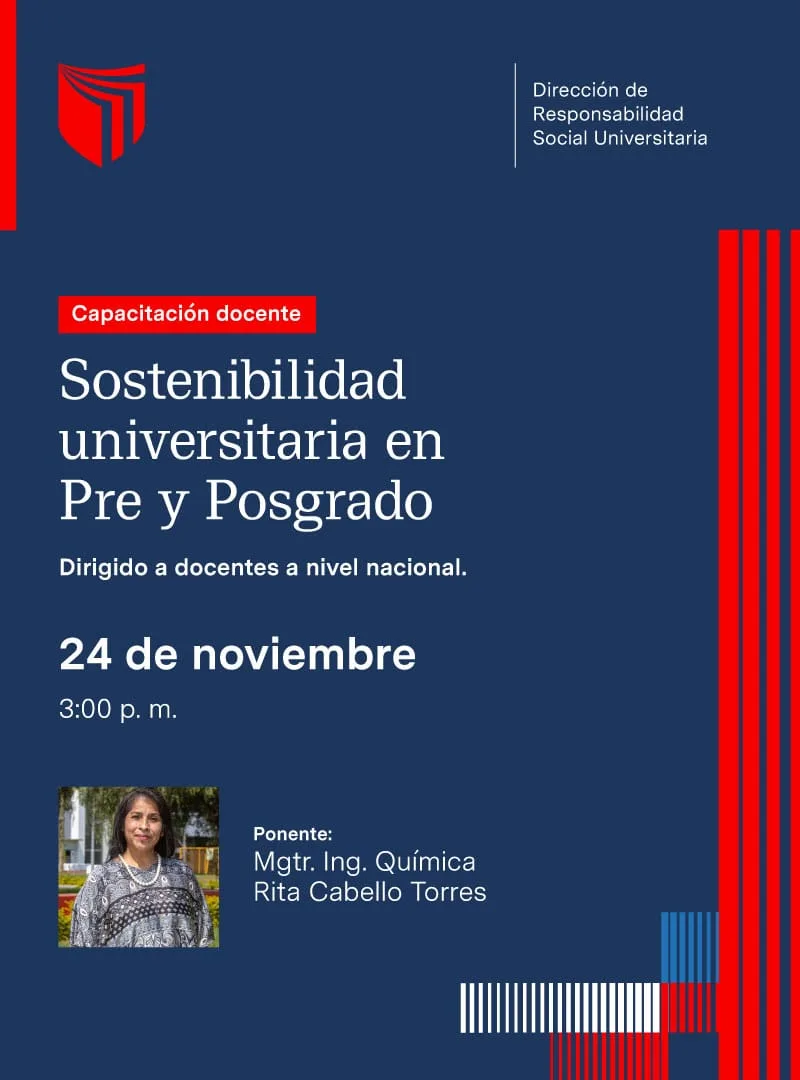 Capacitación docente: Sostenibilidad universitaria en pre y posgrado