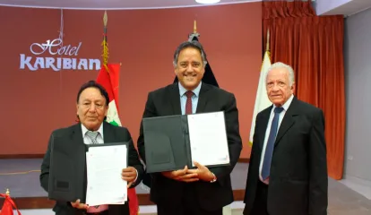 UCV Piura sella alianza con la Cámara de Comercio y Producción de Aguas Verdes y de la provincia de Zarumilla