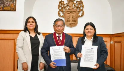 UCV suscribe importante convenio con Colegio de Abogados de Arequipa