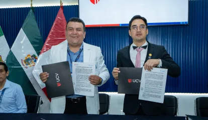 Tarapoto: UCV fortalece formación profesional con firma de convenio específico con EsSalud