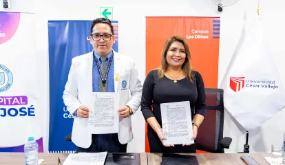 Los Olivos: UCV firma convenio para fortalecer la formación de futuros profesionales de la salud